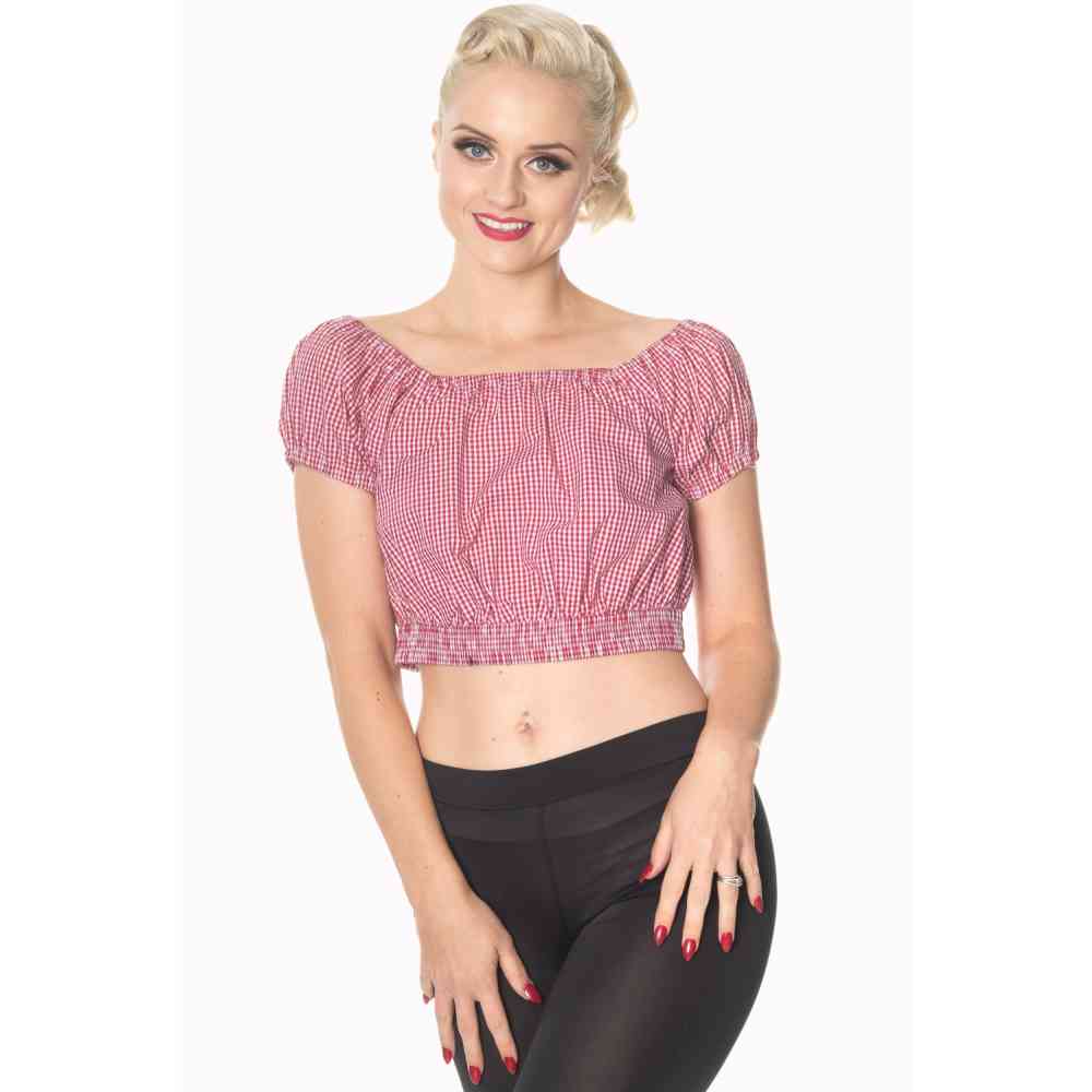 Dancing Days - ALL MINE Gypsy top - Rood